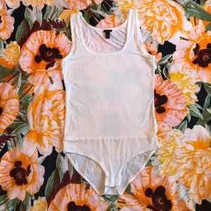 White J Crew bodysuit